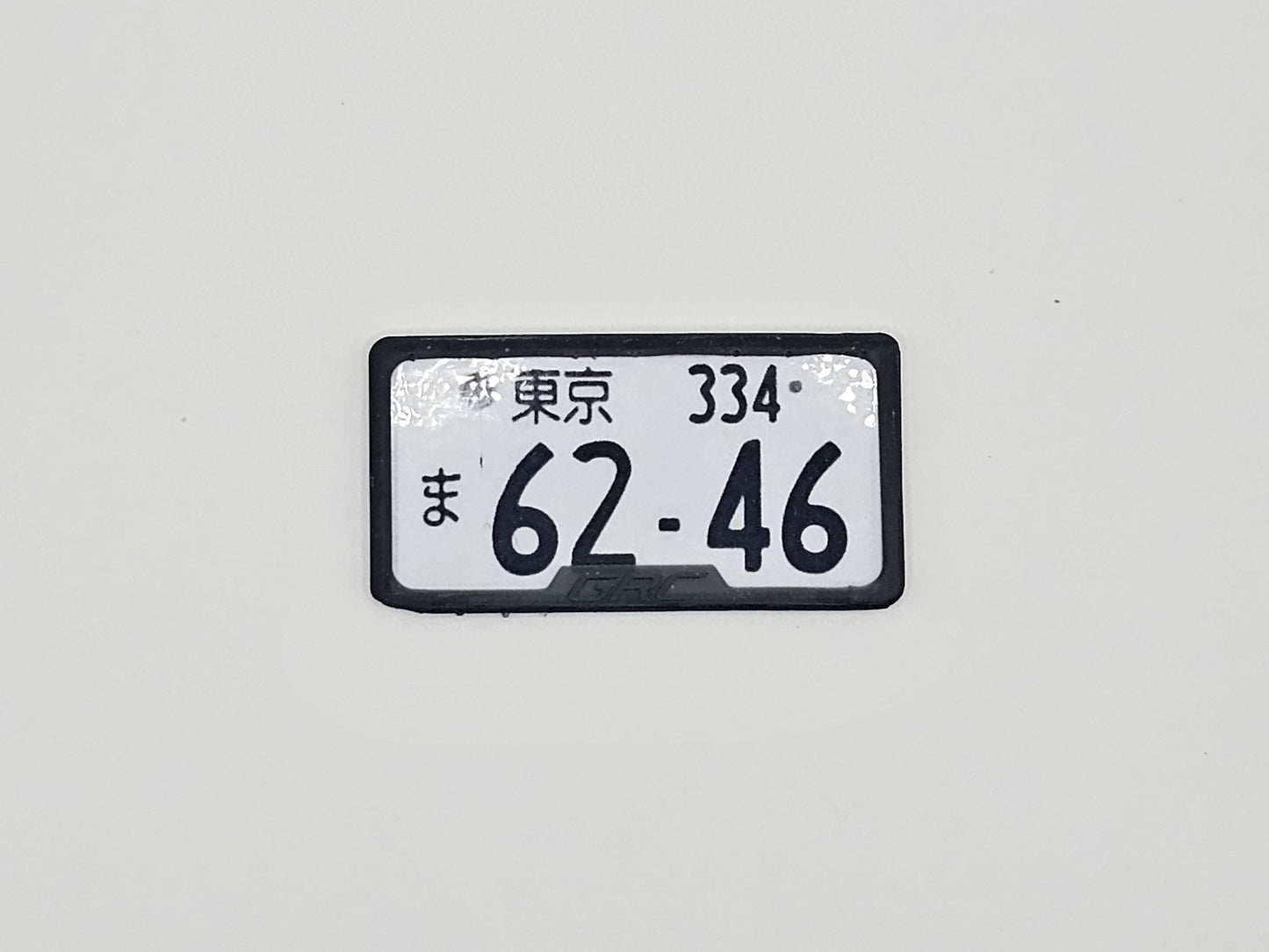 1-10 Scale Registration Plate
