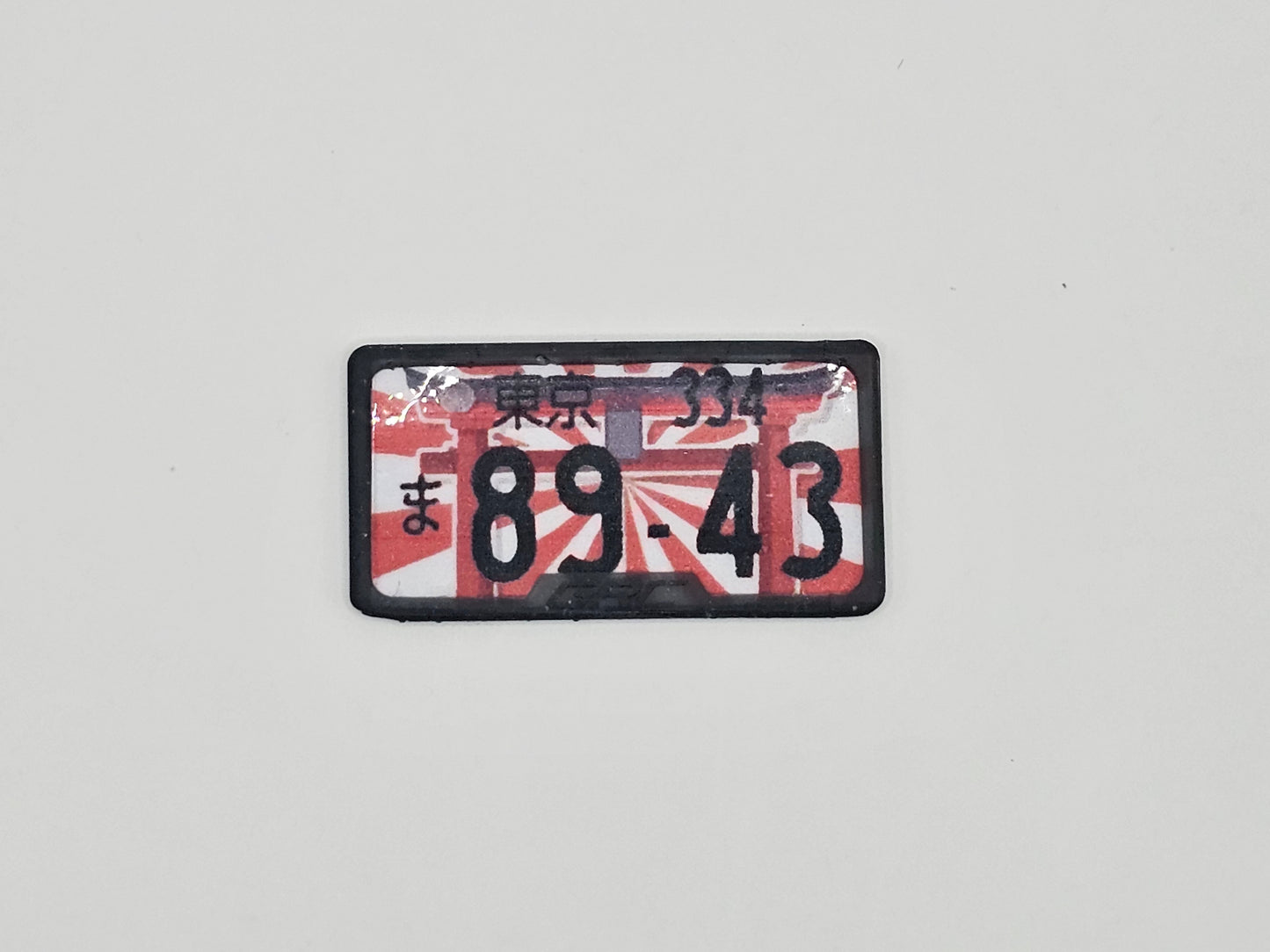 1-10 Scale Registration Plate