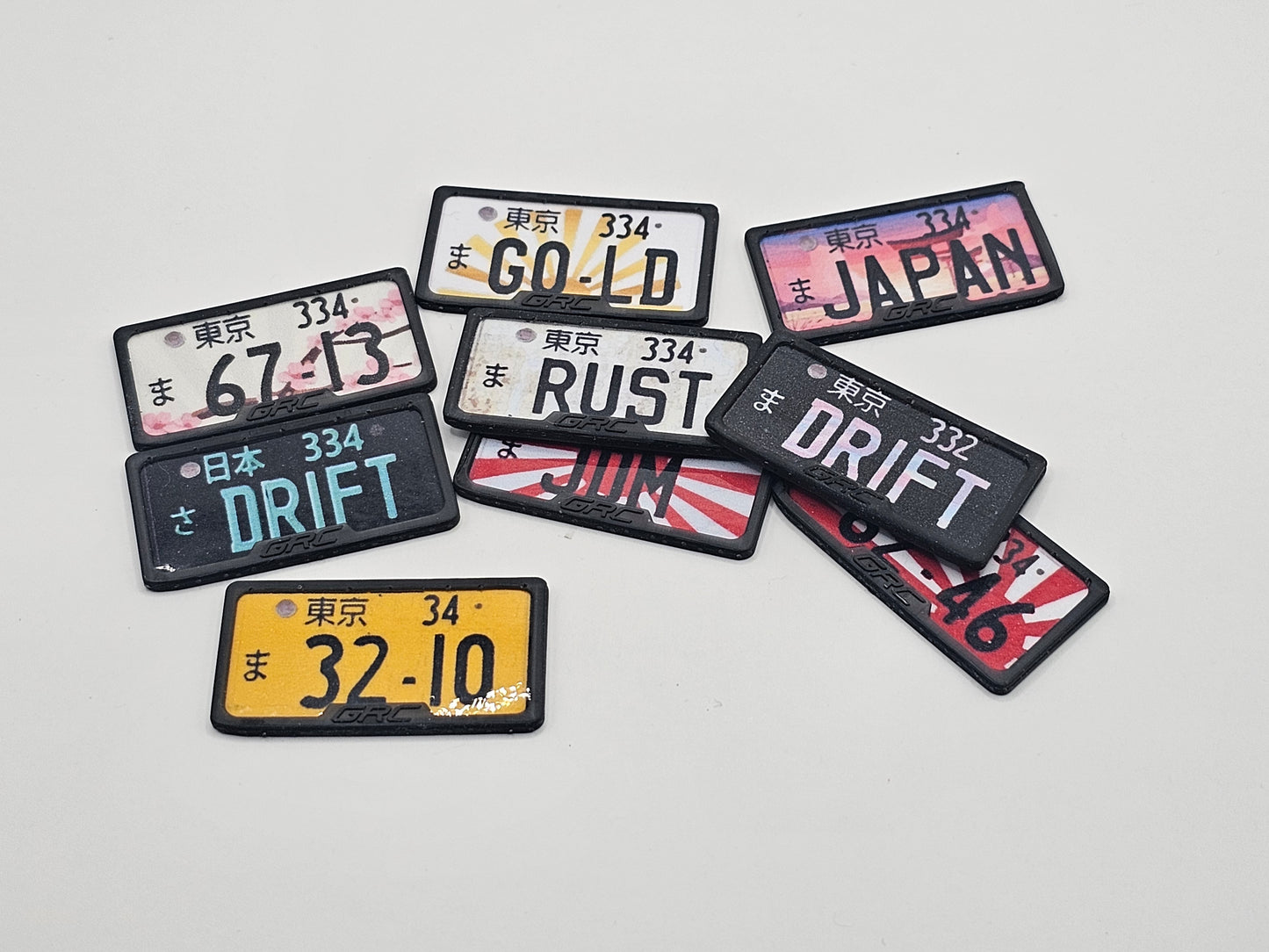 1-10 Scale Registration Plate