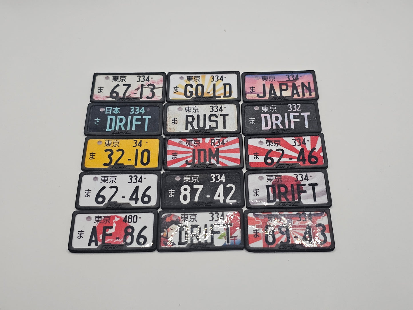 1-10 Scale Registration Plate