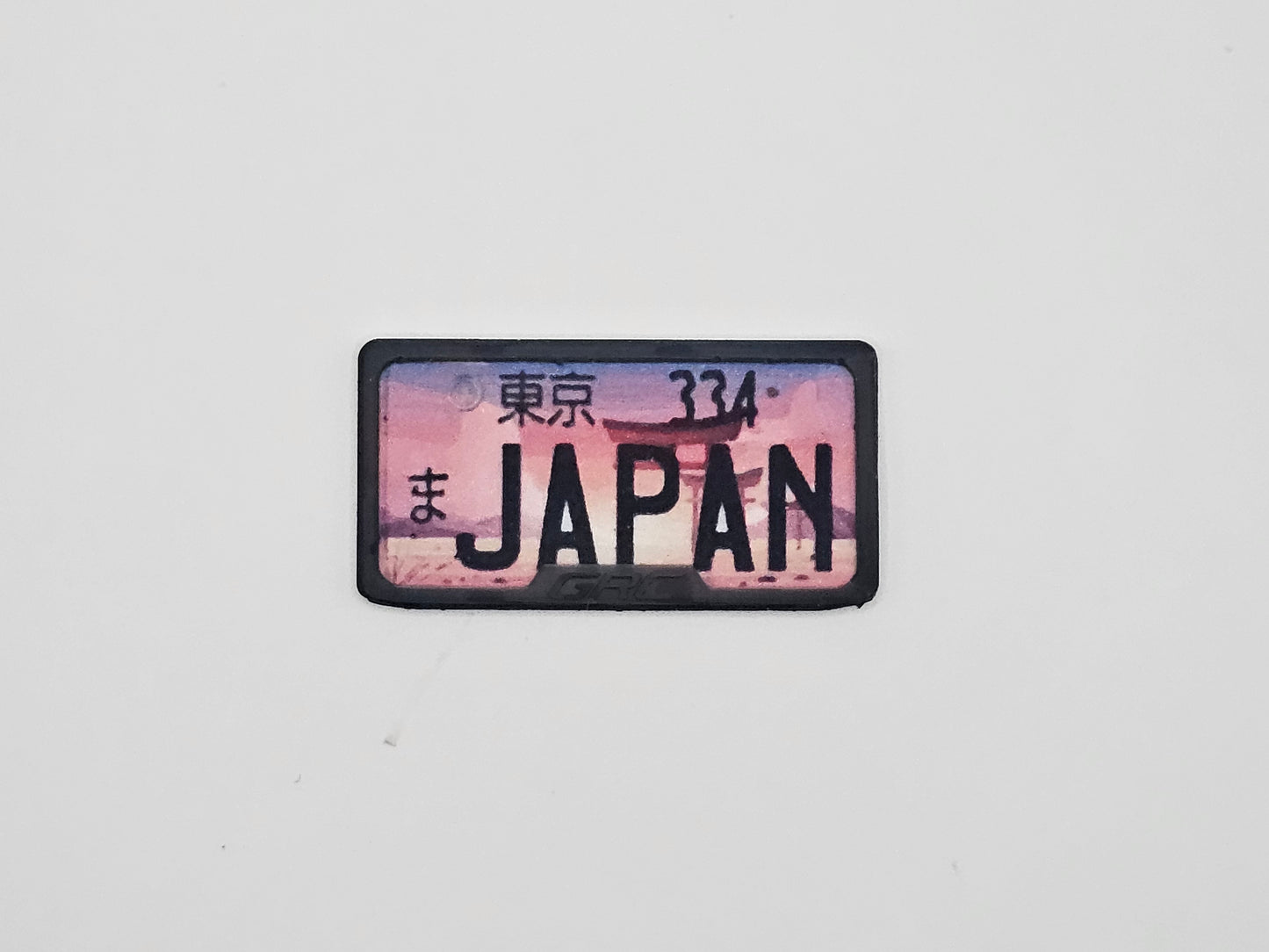 1-10 Scale Registration Plate